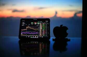 stock, chart, apple