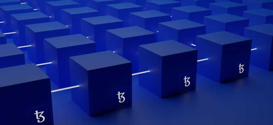 a group of blue cubes with numbers on them