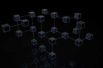 a black and white photo of cubes on a black background