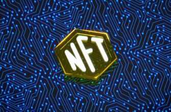 a logo with a blue background