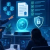 Équipe préparant une communication sécurisée pour le lancement d’un token crypto